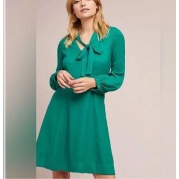 Anthropologie Dresses & Skirts - Moulinette Soeurs Anthropologie Tie Neck Dress